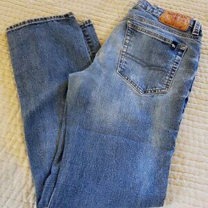 Buffalo David Bitton Light Blue Straight Jeans